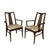 Set of 6 Sculptural Mid-Century Cane-Back Dining Chairs, Walnut For Sale - Image 9 of 18