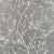 Schumacher Twiggy Sisal Wallpaper in Charcoal For Sale