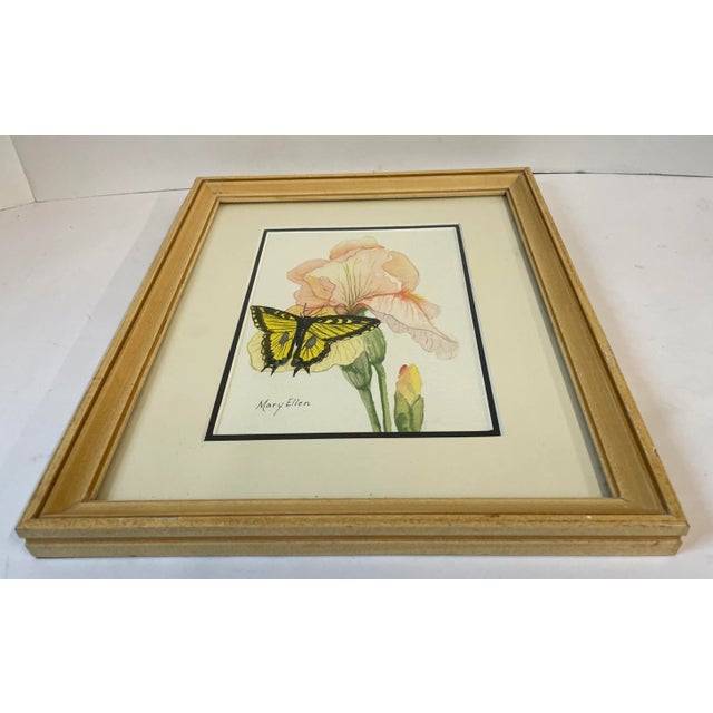 Mid 20th Century Vintage Framed and Matted Watercolor Signed For Sale - Image 5 of 7