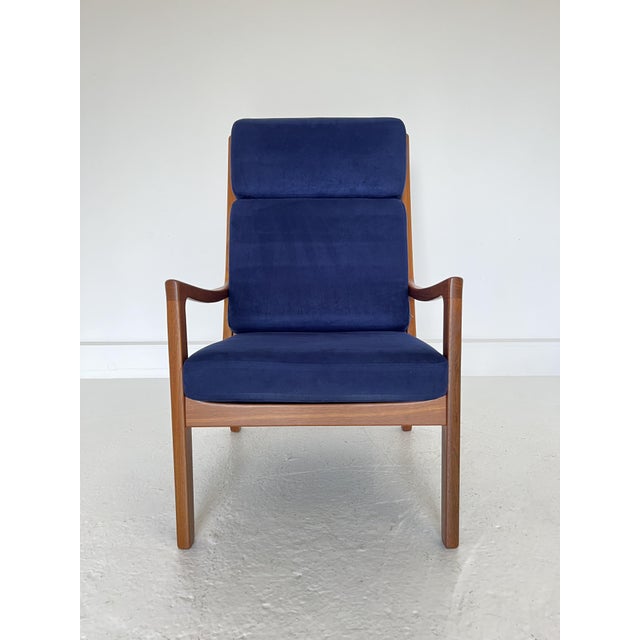 Ole Wanscher Danish Teak Senator Lounge Chair by Ole Wanscher for Poul Jeppesen, 1960s For Sale - Image 4 of 12