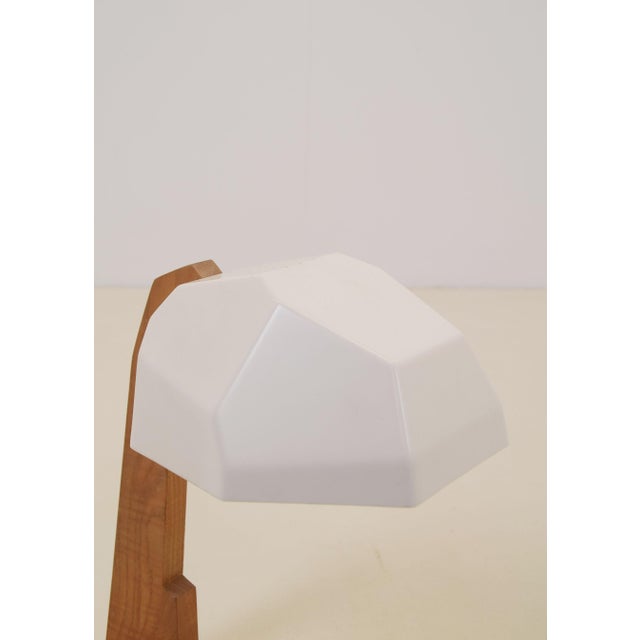 Brown Anthroposophical Table Lamp by Rudolf Dörfler, 1960s For Sale - Image 8 of 9