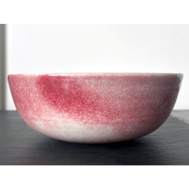 Red Early Studio Ceramic Bowl by Brother Thomas Bezanson For Sale - Image 8 of 15