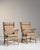 1970s Mid-Century Modern Brown Wood Pair of Club Chairs For Sale - Image 12 of 13