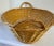 Brown Nice Vintage Wicker Handled Basket For Sale - Image 8 of 9