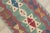 1960s Vintage Hand Knotted Kilim Rug For Sale - Image 11 of 12