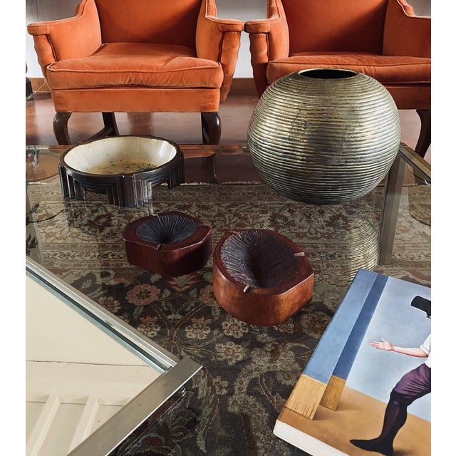 Modern Wood Ashtrays, France, 1970s, Set of 2 For Sale - Image 9 of 18