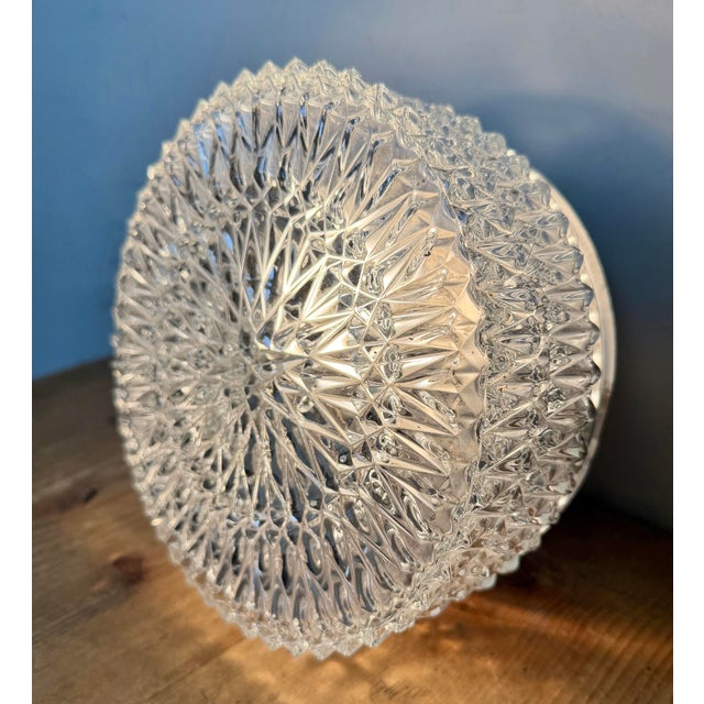 Vintage Glass Wall Light, 1970s For Sale - Image 14 of 17