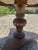 Rustic European 1980s Round Pedestal Wood Table For Sale - Image 3 of 10