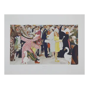 Saturday People, Norman Rockwell Poster