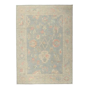 Vintage Modern Oushak Style Rug - 09'11 X 14'00