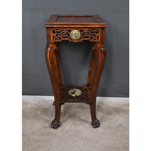 Asian Side Table in the style of Gabriel Viardot, Late 19th Century For Sale - Image 15 of 18