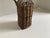 Brown Vintage French Country Wicker-Wrapped Square Bottle For Sale - Image 8 of 12
