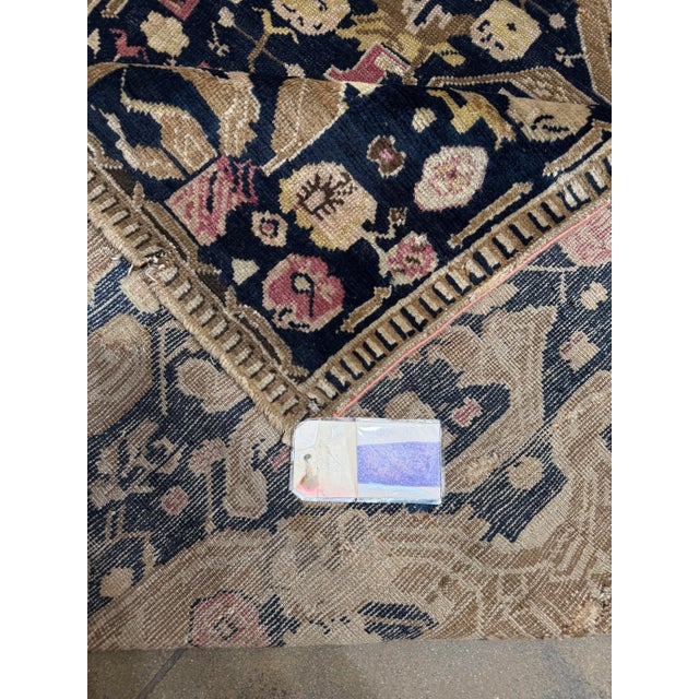 Textile 1900s Antique Karabagh Palmette and Floral Runner Rug For Sale - Image 7 of 7