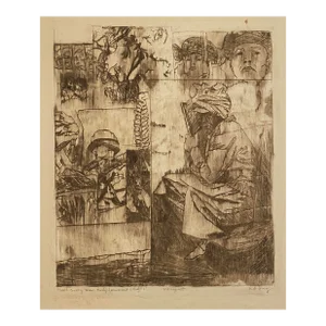 1970s Dean Huey Enlightenment Etching