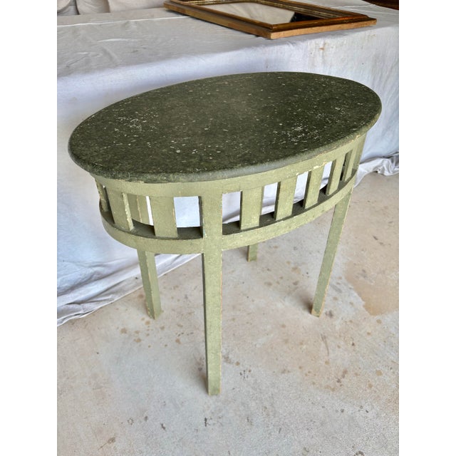 French Early 20th Century French Pine Patinated Side Table For Sale - Image 3 of 12