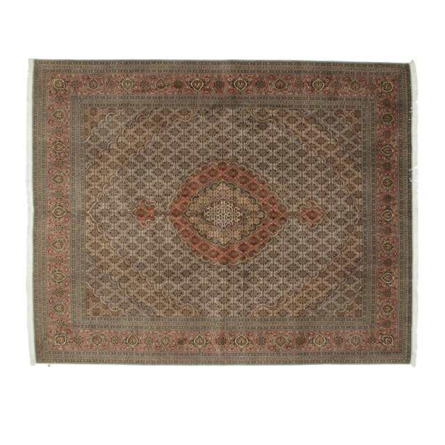 1970s Persian Tabriz Rug - 6′6″ × 8′2″ For Sale