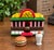 Charming vintage porcelain hinged trinket box designed as a classic American diner or drive-in restaurant. This whimsical...