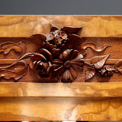 Wood Art Nouveau Chest of Drawers For Sale - Image 7 of 12