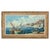 French Framed Oil Painting Featuring a Mediterranean Harbour Scene For Sale In Austin - Image 6 of 12