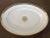 Early 19th Century French Empire Porcelain Oval Platter Decorated with Gold Flower Head For Sale - Image 9 of 13