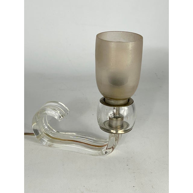 Art Deco Murano Glass Table Lamp from Barovier, Italy, 1930s For Sale - Image 6 of 6