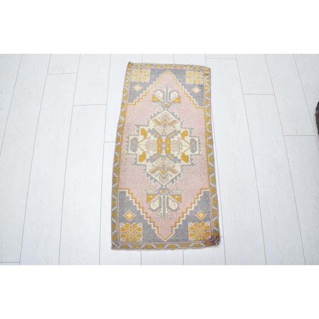 Handmade wool carpet in Turkish Anatolia , Vintage Oushak Rug,Turkish Vintage Anatolian Rug, Handmade wool Rug . One Of...