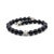 Authentic David Yurman Onyx Carved Prayer Beads Bracelet 8.5" Silver Estate DY716 Retail: $495.00 This elegant Authentic...