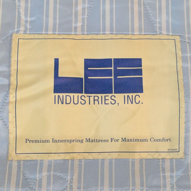 Lee Industries Modern Sleeper Sofa With Cushions For Sale - Image 9 of 10