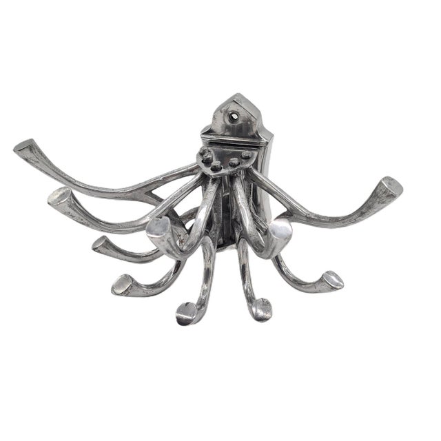 Vintage Aluminum Wall Hanger, 1960s For Sale - Image 10 of 10