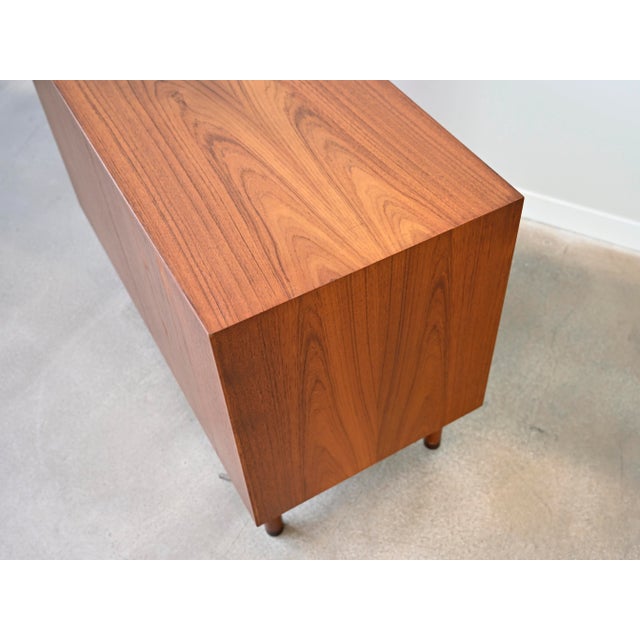 Vintage 4-Drawer Chest of Drawers in Teak by Hans Wagner for Ry Möbler For Sale - Image 12 of 16