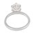 Vintage Gia 1.51 Carat Diamond Platinum Engagement Ring, Size 5 For Sale In Los Angeles - Image 6 of 6