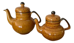 Boch Palma Coffee Maker and Tea Maker from Boch Frères, Set of 2