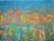 André Cottavoz, Nighttime on the Harbour of St Tropez, 1960, Oil on Canvas For Sale - Image 6 of 11
