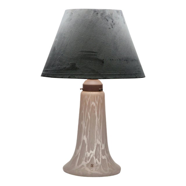 Frosted and Textured Glass Lamp from Peill & Putzler, 1970s For Sale