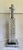 Mid 20th Century Vintage Art Deco Style Architectural Cubed Glass & Chrome Table Lamp For Sale - Image 5 of 12