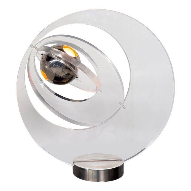 Satellite Table Lamp by Yonel Lebovici, 1969 For Sale