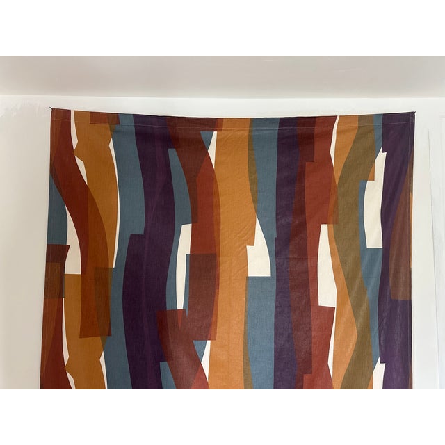 1960s Knoll Textile Fabric Wall Art Rare Mid Century Modern Vintage For Sale In New York - Image 6 of 6