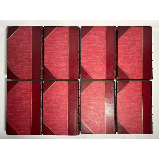 Late 19th Century Leather Volume Set, the Greville Memoirs - 8 Books For Sale - Image 15 of 15