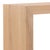 Simple Light Oak Waterfall Contemporary Console Table For Sale - Image 4 of 5