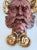 Gilt and Wood Satyr Headed Architectural Ornaments - a Pair of 2 For Sale In New York - Image 6 of 10
