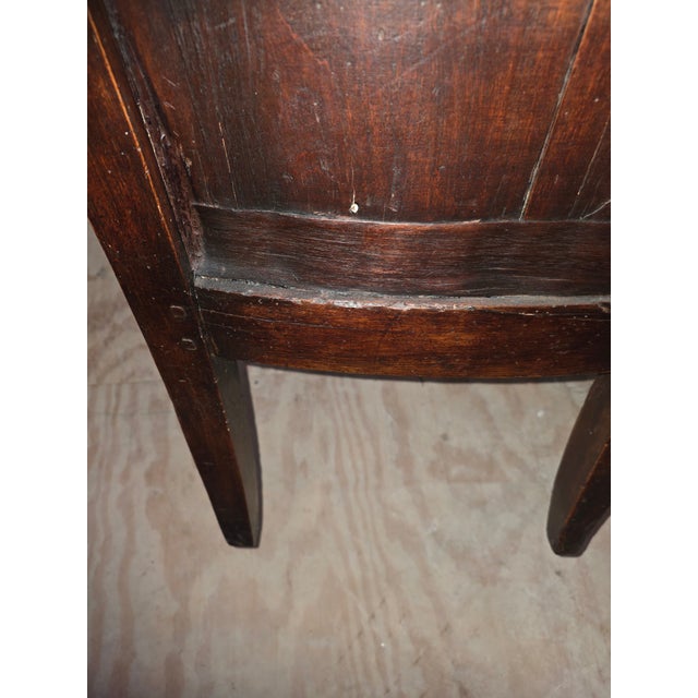 Wood Armchair With Swan Head Arms For Sale - Image 7 of 15