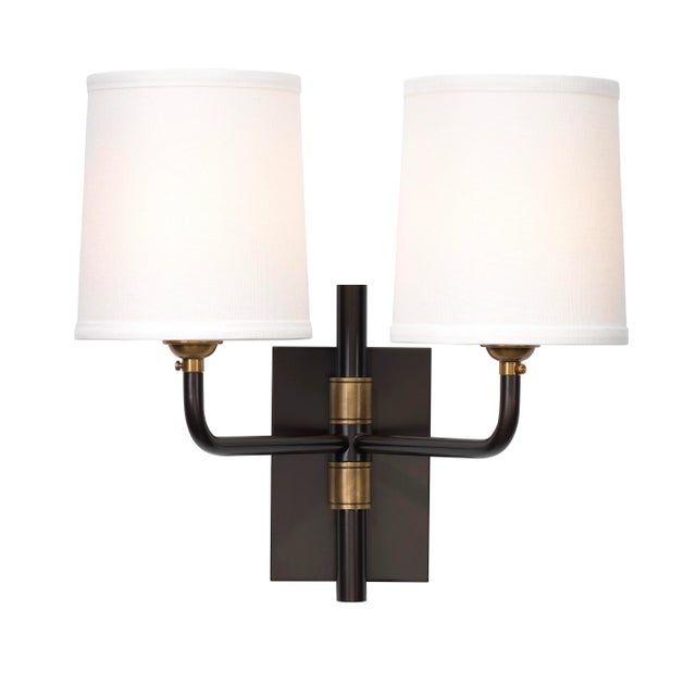 2020s Jamie Young Lawton Double Arm Wall Sconce For Sale - Image 5 of 9