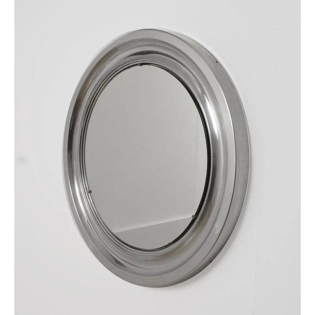 Mid-Century Modern Mid-Century Italian Aluminum Mirror by Sergio Mazza for Artemide, 1960s For Sale - Image 3 of 8
