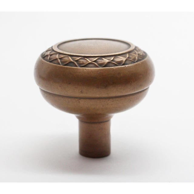 Traditional Antique Lockwood Brass Salona Entry Door Knob For Sale - Image 3 of 4