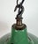Industrial British Green Enamel Factory Pendant Lamp, 1960s For Sale - Image 6 of 18