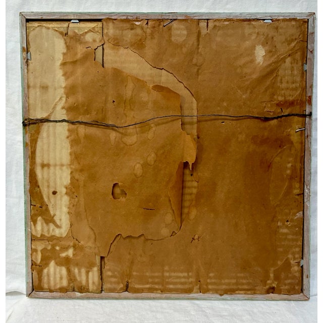 Pink 1940's Original Floral Gouache Painting Spring Bouquet, by Elise Rutledge For Sale - Image 8 of 9