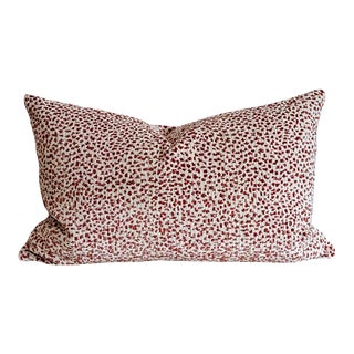 Thibaut Persimmon Swing Velvet 16" x 24" Lumbar Pillow - Single For Sale