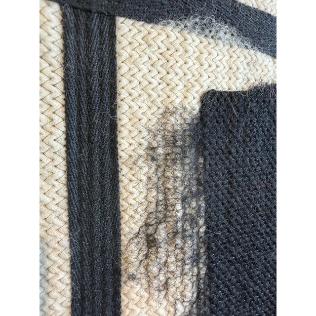 Robert Freimark “Sixteen Blacks” Monumental Textile Wall Hanging Art For Sale - Image 13 of 17