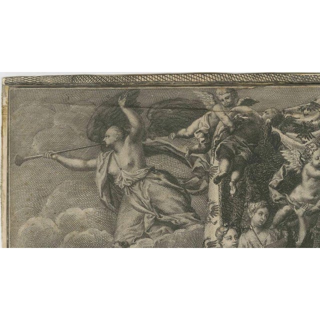 Allegory of Emperor Charles VI and the Habsburg Monarchy, 1720, Engraving For Sale - Image 10 of 13
