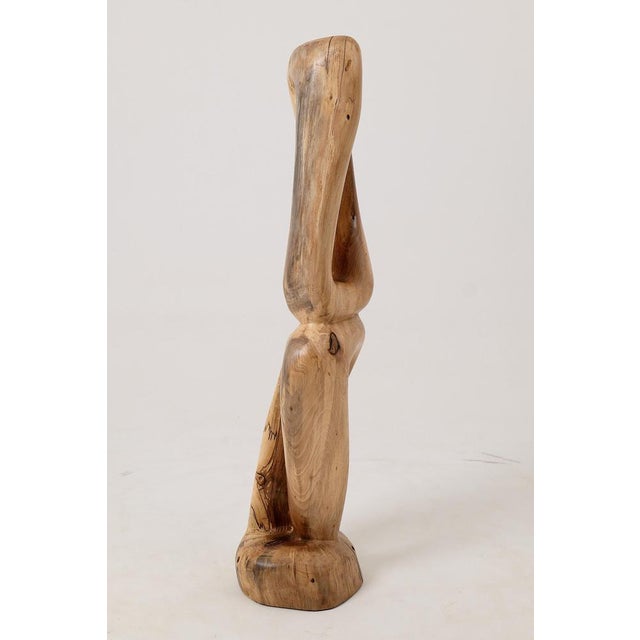 Wood Abstract Wooden Sculpture by Logniture For Sale - Image 7 of 13